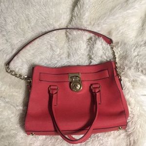 Coral Michael Kors Hand Bag
